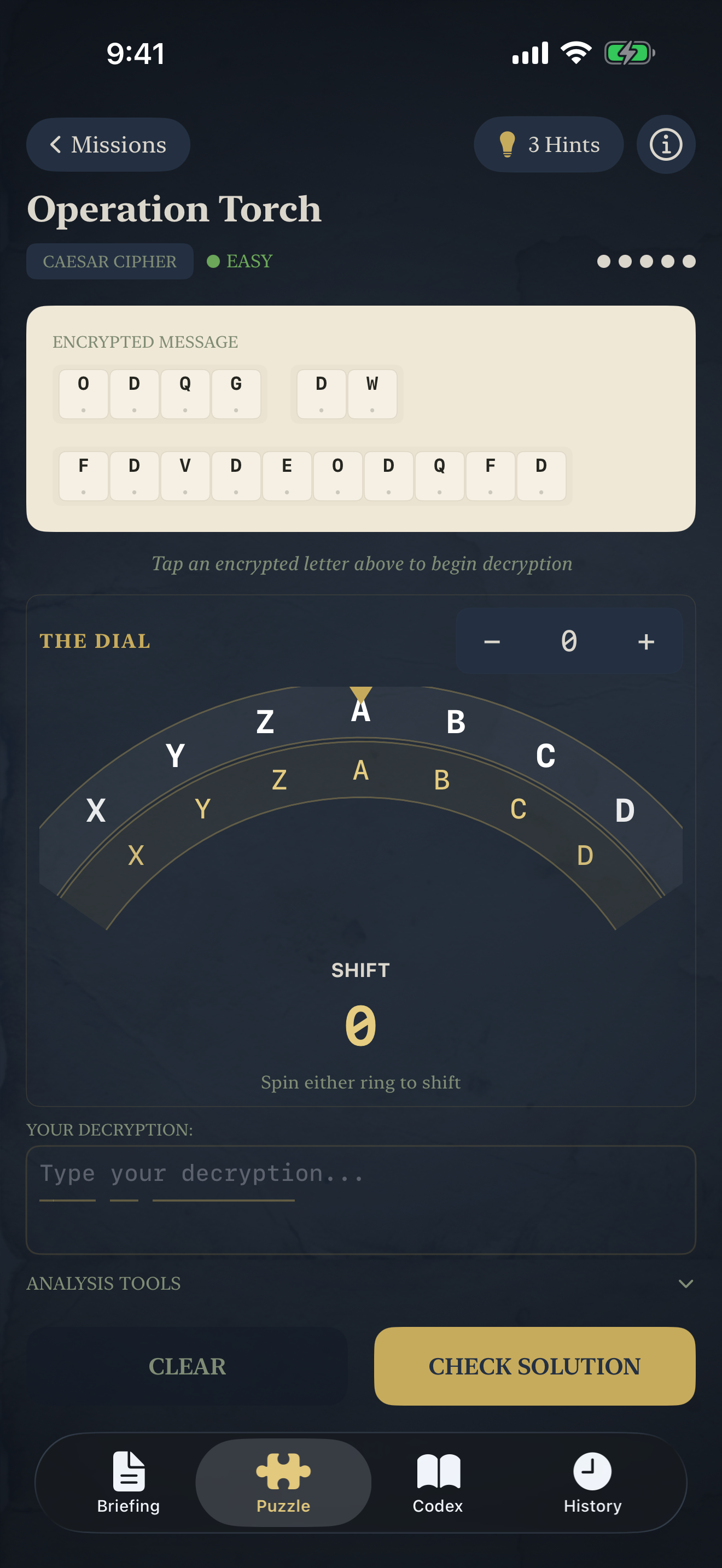 Cipher Command screenshot 1