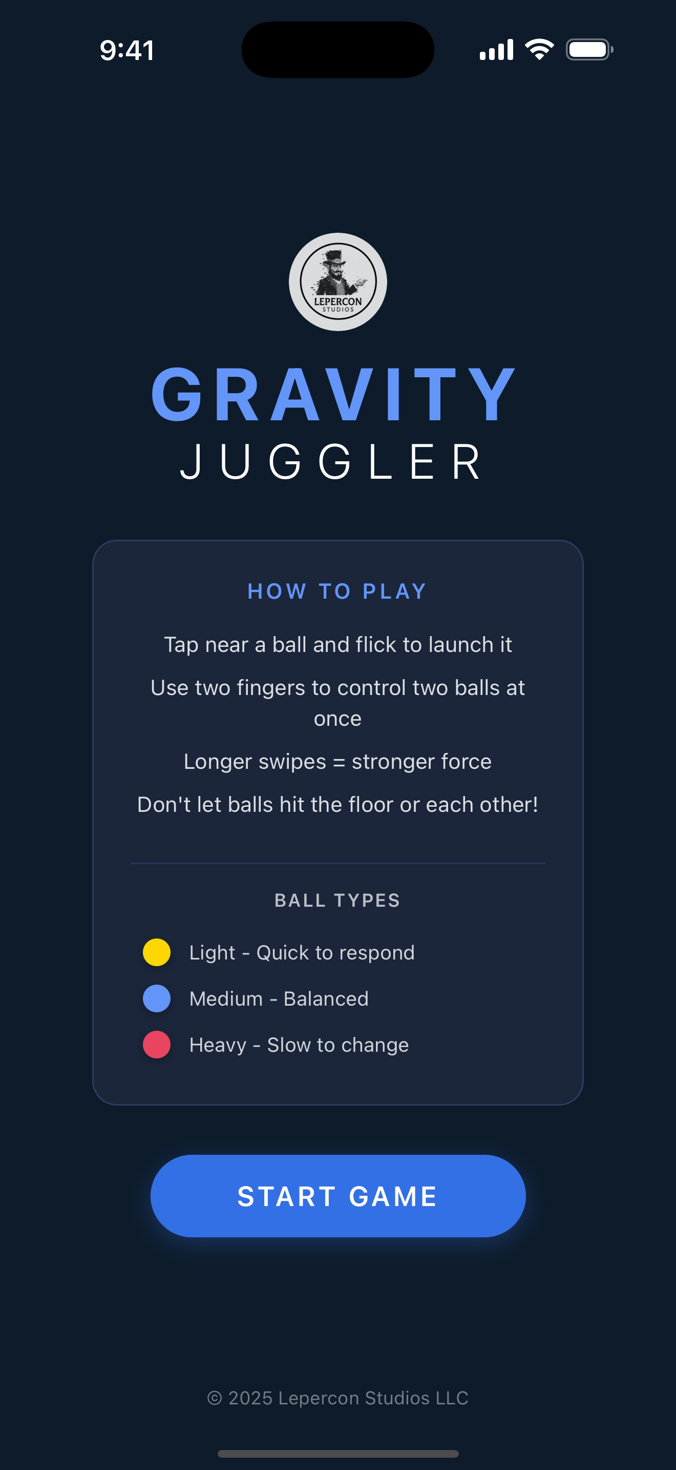 Gravity Juggler screenshot 1